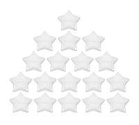 HEMOTON 18 Piezas 18 Cajas de Obsequio Transparentes Diseño de Estrella Hueca 103x103x43 Mm, Bolas Navideñas Rellenable de Plástico para Decoración Colgante en Fiestas, Bodas y