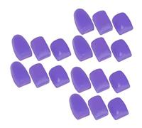 HEMOTON 18 Piezas teclado de saxofón instrumento de teclado cubierta de campana de trompetas Accesorios saxofón saxofón partes de saxofón cubierta protectora duradera Púrpura