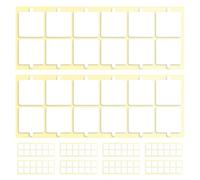 HEMOTON 180 Piezas Transparent Double-sided Foam Adhesive Squares Heavy Duty Soundproof Sticker Pads For Walls Studios Removable No-residue Mounting