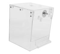 HEMOTON 1Pieza Bañera Colgante para Pájaros Caja de Ducha Transparente para Accesorio Práctico para Aliviar Estrés y Mantener Limpio el Plumaje para Periquitos y Cacatúas