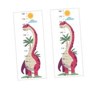 HEMOTON 2 Hojas altura de los niños pegatinas pegatina pared infantil pegatinas infantiles pared Tabla de medidas de altura para niños. medida de altura para pared decoración ornamento