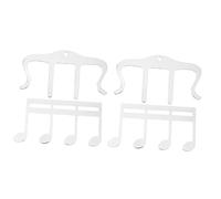 HEMOTON 2 Juegos De Clips Para Notas Musicales Soportes Para Partituras Clips Para Partituras Soportes Para Páginas De Libros Accesorio Para Instrumentos (2 Unidades)