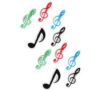 HEMOTON 2 Juegos De Para Partituras Musicales Soportes Para Libros Con Forma De Notas De Metal Para Piano 10 Unidades X 2