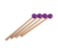 HEMOTON 2 Pares de Mazos de Marimba de Madera con Empuñadura Ligera para Práctica Musical y Aprendizaje Escolar
