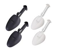 HEMOTON 2 pares Hormas Ajustables para Zapatos Hombre Herramienta de Ensanchador de PP Ligero y Portátil de Negro y Transparente para Uso Doméstico y Viajes