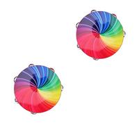 HEMOTON 2 Piezas 8 de doble de 8 pulgadas bongos panderetas iluminación musical niños percusión de mano infantiles niños pequeños