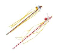 HEMOTON 2 Piezas Adelanto Navideño De Gato De Juguetes Interactivos para Gatos Diseño Navideño para Jugar La Cama Hecho De Material Seguro para Interacción Gatitos