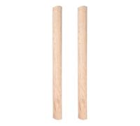 HEMOTON 2 Piezas de Mango de Madera, Repuesto de Mango de Madera, Ampliamente Compatible, para Carpintería, Corte de Leña y Tala
