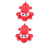 HEMOTON 2 Piezas Extensor De Grifo Tipi Aire Boca Pegatinas Extensión De Grifo Para Niños Dibujos Animados Extensor Aire Fregadero De Bebé Extensor De Cocina Vinilo Rojo