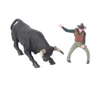 HEMOTON 2 Piezas Figurines Decorativas de Escritorio con Modelo de Caballero y Imitación Adorno Detallado de Plástico para Hogar y Oficina