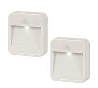 HEMOTON 2 Piezas luces de baño lámpara de dormitorio luz infantil luz LED con sensor de movimiento lámpara de inducción de luz infrarroja cuerpo humano Luz de noche Sensor de luz