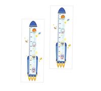 HEMOTON 2 Piezas pegatina de altura Calcomanía de altura para niños pequeños pegatinas removibles pegatinas infantiles pared pegatinas pared infantiles animal ornamento colgar en la pared