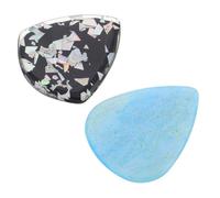 HEMOTON 2 Piezas púa de guitarra herramientas de guitarra selecciones de guitarra linda Púas de guitarra Accesorios de guitarra selección de pulgar suministros de instrumentos resina