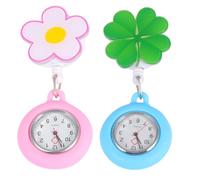 HEMOTON 2 Piezas Reloj Retractil para Enfermera con Clip Práctico y Diseño Adorable Resistente y Duradero Regalo para Profesionales de Medicina y Estudiantes