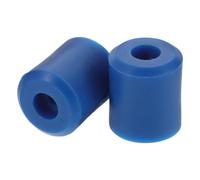 HEMOTON 2 Piezas Soporte Flotante de Pared para Snowboard y Esquís, Azul | Material Híbrido Tpe con Acolchado Protector, Montaje Vertical, Incluye Expansores y 2 Tornillos Metálicos