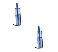 HEMOTON 2 Piezas Tambor De Palo Bolsa De Almacenamiento Transparente Organizador De Bolso De Mano Bolsas De Pvc Para Baquetas Molde De Pastel Portátil De Polivinilo Percusión Niño