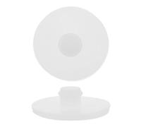 HEMOTON 2 Piezas Tapón de Silicona Blanco para Botella de Agua, | Repuesto para Tapas de Boca Ancha, Uso Exterior y Camping, Mantenimiento Fácil, Reutilizable