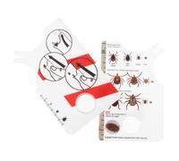 HEMOTON 2 Piezas Tarjeta de Remoción de Garrapatas para Mascotas para Exterior Herramienta Práctica y para Identificación y Extracción y Otras Mascotas