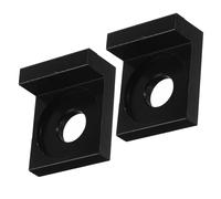 HEMOTON 2 Piezas Tensor y Resistencia Deformación para Motocicleta de Aleación de de Cadena Negro Ajuste de Precisión para Uso en Bicicletas de al Aire Libre