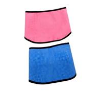 HEMOTON 2 Piezas Toalla Refrescante para Perros Pañuelo Triangular de Verano Collar Refrigerante Transpirable para Mascotas Cómodo para Perros con Pelaje Grueso Absorbe y el Días Calurosos