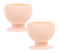 HEMOTON 2 Piezas Tope de Pomo de Puerta de Silicona Rosa | Reducción de Ruido, Diseño de Succión, Forma Única, Detrás del Pomo, Detrás Silla, Rosa