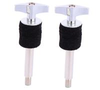 HEMOTON 2 Piezas tornillo de platillo instrumentos musicales organos musicales mini accesorios accesorio de apilador de platillos suministros de accesorios de cabeza doble
