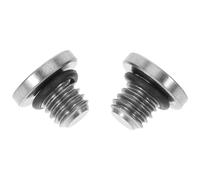 HEMOTON 2 Piezas Tornillos de Tapa de Depósito de M5x5-8 Aleación de Accesorios de Ajuste de Frenos para Freno de Disco de Bicicleta de Compatible con Shimano