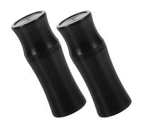 HEMOTON 2 Unidades Protector para Tacos de Billar Tapas Roscadas Negras para Unión de Tacos Accesorio Resistente para Proteger Juntas de Palos de Billar y Pool