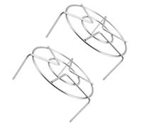 HEMOTON 2 Vaporeras Multifuncionales para Cocinar al Vapor de Acero Inoxidable Rejillas Seguras para Cocina Pescado y Verduras en Uso Doméstico o Restaurante