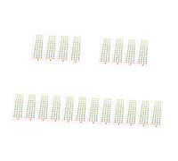 HEMOTON 20 Hojas Pegatinas de audio de ukelele diapasón de guitarra logos pegatinas etiquetas guitarras señal de nota para el motor de arranque nota de ukelele pegatinas notas