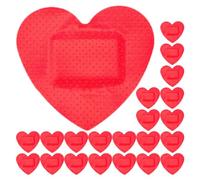 HEMOTON 20 Piezas Herida Del Corazón Pegatinas Vendajes En Forma De Corazón Parches De Vendaje Vendajes Transpirables Para Heridas Vendajes De Protección De Heridas Impermeable