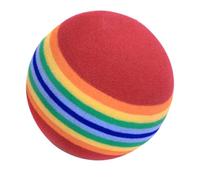HEMOTON 20 Piezas Pelota de Práctica de Golf Arcoíris Eva | Espuma Flexible, Uso en Interior, para Golpes Cortos y Ejercicios de Precisión, Formato Ligero Color Aleatorio