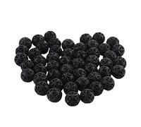 HEMOTON 200 Piezas Bola biológica Bio Bolas Bio-Bola de Acuario Bolas de Medios de Filtro de Acuario Bola de Filtro de pecera biofiltros de Tanque Bolas biológicas el plastico Negro