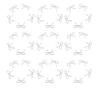 HEMOTON 200 Unidades Mini Lazos de Resina en Color Claro Cinta Suave para Decoración DIY y Costura Fácil, Accesorios Elegantes para Ropa y Decoración de Fiestas Hanfu