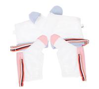 HEMOTON 2pares Guantes Antisucio Ajustables Para Bebés De Para Dejar De Chupar El Dedo Previene Arañazos y Mordeduras Material De Transpirable y Cómodo Niñas