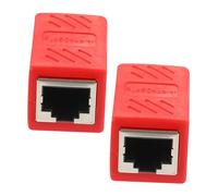 HEMOTON 2piezas Acopladores Ethernet Cat Cat Hembra Hembra Adaptador De Cable Ethernet