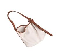 HEMOTON 2piezas Bolsa de Compras de Lona para Mujer Bolso Tipo Cubo Bolso de Hombro para Compras Diarias Color Marrón Material de Lona