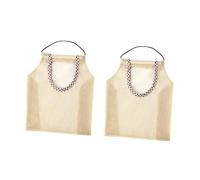 HEMOTON 2piezas Bolsas De Almacenamiento Colgantes De Malla para Frutas y Verduras Organizador De Cocina Resistente y Reutilizable Diseño y Ventilado para Hogar y Compras