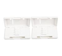 HEMOTON 2piezas Caja De Almacenamiento Para Oboe Reed Estuche Portátil De Ranuras Para Accesorios Musicales Protección Para Lengüetas De Oboe Diseño Compacto y Práctico Color
