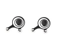 HEMOTON 2piezas Controlador De Joystick Móvil Para Pantalla Táctil Accesorio Para Teléfonos y Tabletas Compatible Diseño Ligero y Resistente Color Negro