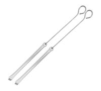 HEMOTON 2piezas Escoba Para Tambor Con Mango De Metal Cepillo De Alambre Para Bateristas De Jazz