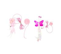 HEMOTON 2piezas Juguetes para Gatos Adhesivos Elásticos para Puerta Abatible Divertidos para Coquetear Gatos Casa