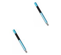 HEMOTON 2piezas Lápiz Stylus Capacitivo Disco y Punta De Fibra para Pantallas Táctiles De Tablets y Móviles Azul para Dibujo y De Notas