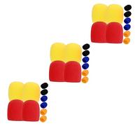 HEMOTON 3 Juegos de Antiviento para Micrófonos de Mano para Micrófonos de Escenario Reducción de Ruido 10 Unidades X 3