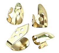 HEMOTON 3 Juegos De Púas De Metal Para Guitarra Para Pulgares Banjo Accesorios De Guitarra Suministros Para Instrumentos Fundas 4 Unidades X 3