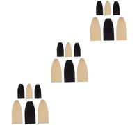 HEMOTON 3 Juegos De Puntas De De Violín De Plástico Para Violín Piezas De Repuesto Para De Viola Accesorios Para Kit De Reparación De Violín 6 Piezas X 3