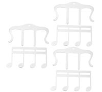 HEMOTON 3 Juegos De Soportes Para Partituras Musicales Soportes Para Páginas De Libros Accesorios Para Partituras De Piano 2 Unidades X 3