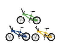 HEMOTON 3 Juegos Mini Bicicletas de Aleación con Ruedas Reemplazables Juguete Cognitivo para Estimula Coordinación y Creatividad Regalo de Cumpleaños Infantil