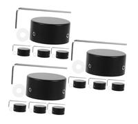 HEMOTON 3 Juegos Tapa de pedal de efectos toppers de pedal tapas de clavos para pedales de efectos accesorios guitarra guitar accessories bajo tapa protectora de pedal de efecto metálico