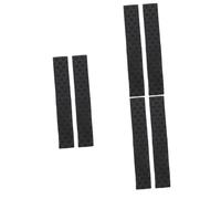 HEMOTON 3 Pares Funda antideslizante para baquetas decoración de baquetas funda para baquetas para bateristas protector de agarre antideslizante suministros de tambor Black